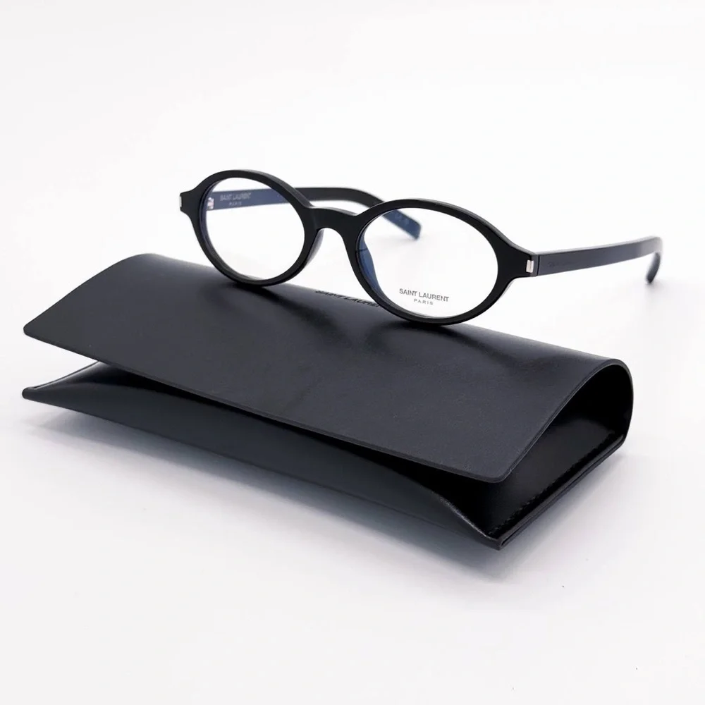 NEW SAINT LAURENT SL 751 JEANNE OPT 001 ROUND BLACK SL751 001 WOMEN EYEGLASSES